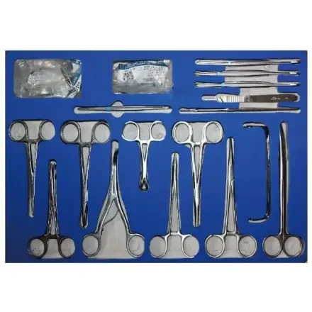 Kit SA0180 — Tracheotomy Набор инструментов (W-SL-01) Комбинированный набор из 30 предметов Tracheotomy хирургический Инструменты