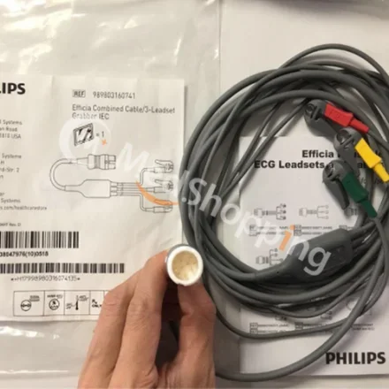 Philips Combined Cable/3-Leadset — Efficia Комбинированный кабель/3-Leadset Grabber IEC. 989803160741 989803160731 3-выводной захват 2. 5m Efficia CM10 (863301), CM12 (863303), CM100 (863300), CM120 (863302), CM150 (863304)