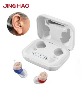 JH-A490 — JINGHAO A490 CIC перезаряжаемый аналоговый усилитель звука для слуховых аппаратов