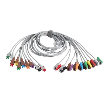 GE Healthcare E8889TB — ECGLeadwireSet-Base10Grabber-AHA, 1/упаковка