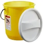Thermo Fisher Scientific 7102-0080 — Упаковка из 12 ведер Nalgene из LDPE (с крышкой), 7. 6L
