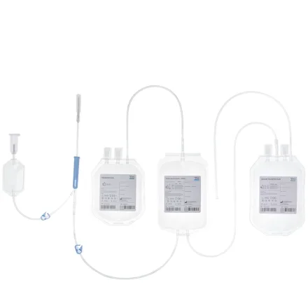 T450ML — Пленка Tubular Мешок для крови CPDA/CPD Тройной пакет