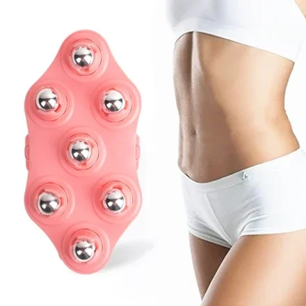 Rhombic seven bead massager Ручной шариковый массажер для всего тела Меридианный роликовый массажер для здорового ухода