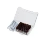 Thermo Fisher Scientific — Упаковка из 100 сертифицированных SureSTARTSpecifications флаконов из прозрачного стекла с завинчивающейся крышкой и предварительно открытых белых силиконовых флаконов/красных ПТФА с…