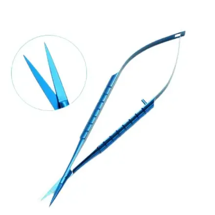 tools YJM84031 — Офтальмологический Ножницы из титанового сплава для микрохирургии Ножницы Венеры хирургические инструменты Прямой кончик/длина лезвия 9 мм