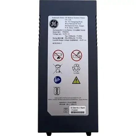 GE Healthcare 5120410-2 — LogiqE/I литий-ионный аккумулятор Vivid-e для цветного ультразвукового исследования в медицинских целях TWBP42 14, 8 В