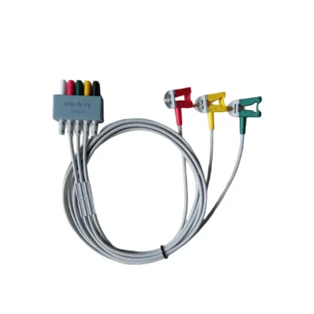 Mindray EL6304A — 3-отведение Провод для ЭКГ, для взрослых, для детей, с зажимом IEC, удлиненный 0010-30-42732