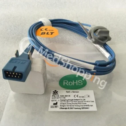 sensor M8000/M9000/M9500/M7000/M1000 — BLT сплит-обертка для новорожденных, датчик SpO2, 9-контактный датчик SpO2 для младенцев 15-100-0015 A1418-SW203MU