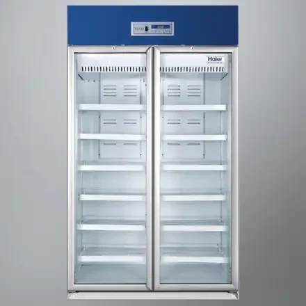 Haier HYC-940 — Refrigerator Biomedical Pharmacy Холодильник Большой двухдверный холодильник для вакцин со стеклянной неморозостойкой дверью 2°C-8°C Pharmacy Refrigerator HYC 940