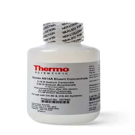 Thermo Fisher Scientific 57560 — 057560 Каждый 1 Dionex AS14ASodium Концентрированный элюент на основе карбоната/бикарбоната натрия (20times)