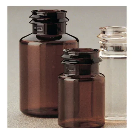 Thermo Fisher Scientific 342033-0010 — Упаковка 1260 Nalgene полупрозрачного янтарного цвета PETG Бутылки для образцов сыворотки с непрерывной резьбой: стерильные, модульная упаковка Thermoplastic