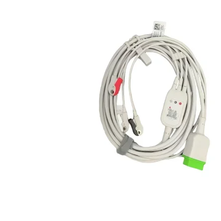 GE Healthcare 5831398 — Монитор ЭКГ со встроенными отведениями ЭКГ, стандарт США THREE-отведение зажимного типа, для взрослых