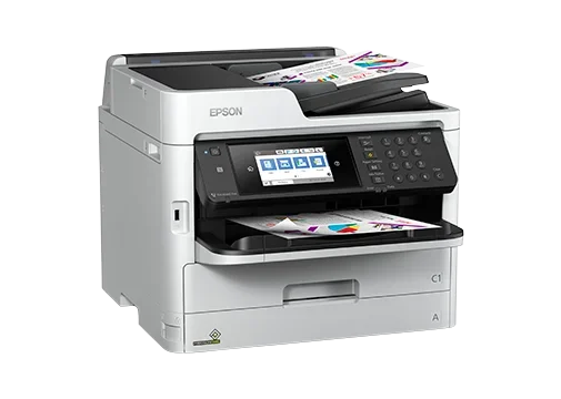 Epson WF-C5790a — Цветное коммерческое МФУ струйный® для рабочих группАвтоматическая двусторонняя печать + непрерывное копирование Сканирование Отправка факсов