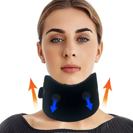 Custom Черный Neck Опорный воротник из пенопласта Cervicorrect Neck Корсет для снятия Neck боли и давления на позвоночник