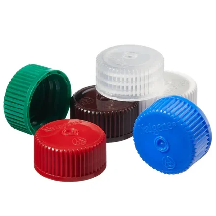 Thermo Fisher Scientific 362150-1280 — Упаковка из 500 бутылок Nalgene Цветные полипропиленовые крышки, характеристики горлышка 28-415 мм, White