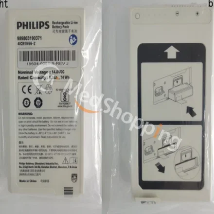 Philips Efficia DFM100 — Goldway аккумулятор Аккумуляторная аккумулятор для дефибриллятора/монитора 14, 8 В 5. 0Ah 74Wh 989803190371
