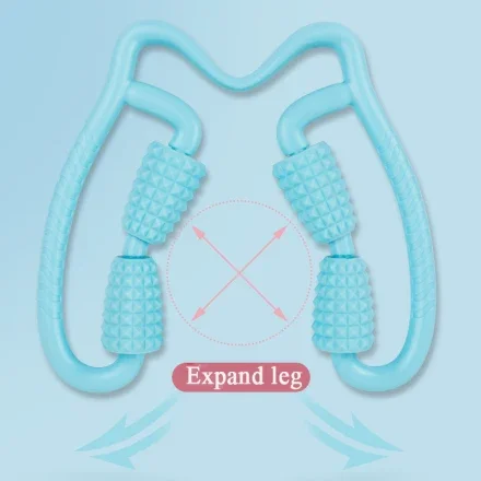 Household Yoga Leg Massager Тренажерный зал Фитнес Йога Упражнения для релаксации Инструмент для мышц Ролик Кольцо Шеи