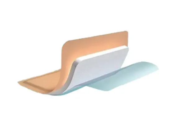 Медицинские Supplies Клеи Wound Повязка Абсорбент Polyurethane Повязка из силиконовой пены