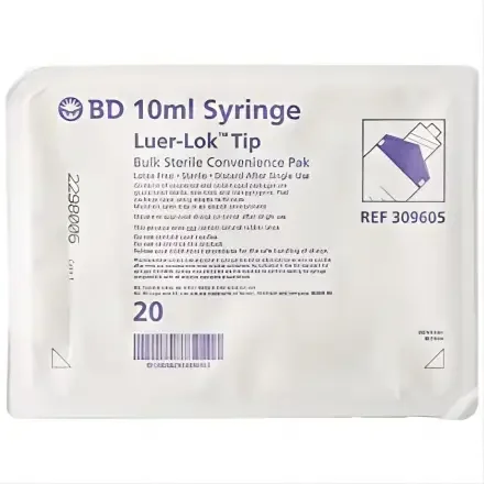 BD Disp 10cc — 309605 Шприц Luer Lok (массовый) 240/CS