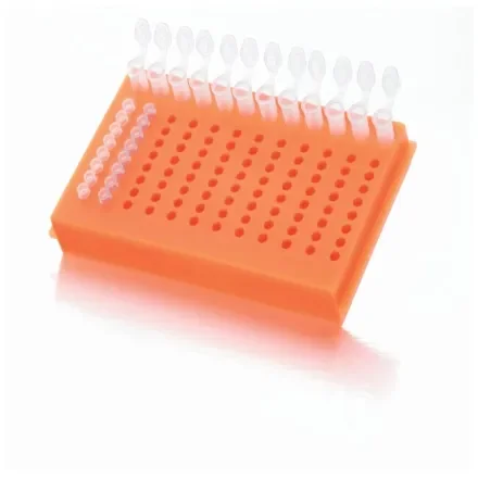 Thermo Fisher Scientific 8688 — Упаковка из 12 шт. FlipStrip Держатель для микропробирок с крышкой, флуоресцентно-зеленый