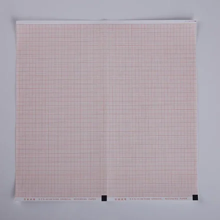 210*140-20m — Бумага для ЭКГ в 12 отведениях Electrocardiogram Бумага