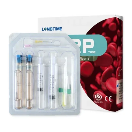 PRP-TG1-10 — Platelet богатая плазма, классический комплект для prp с одной трубкой, светло-голубые гель-тюбики virtuose prp для prp