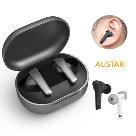 Austar Самоустанавливающийся OTC беспроводной Bluetooth Hearing Помощник с управлением через приложение