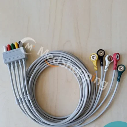 Mindray imec8 — Imec10 12 ipm8 ipm12 ipm10 T5 T6 T8 монитор пациента EL6502B 5-проводные провода для взрослых, детей, IEC snap 0010-30-42736 Зажим для проводов ЭКГ в 5 отведениях,…