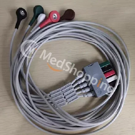 Mindray ipm8 — Ipm10 ipm12 imec8 imec10 imec12 Обзор преимущества T5 T6 T8 Beneheart D3 D6 umec8 umec10 umec12 EL6501B Отведения EL6501B 5-проводные отведения для взрослых с защелкой AHA ЭКГ 009-004729-00