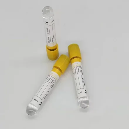 Сосуд для сбора крови СТЕКЛЯННЫЙ Желтый Активатор Gel&clot вакуумный Пробирки для сбора крови