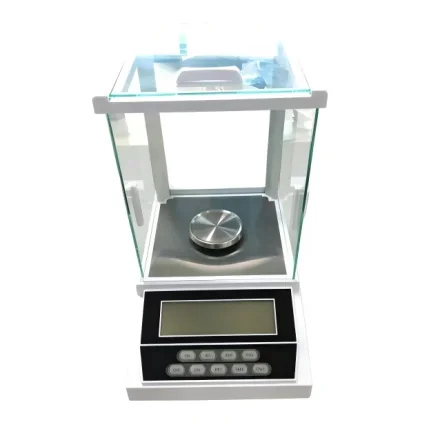 Цифровой Analytical Balance 0. 1mg 0. 0001g Читаемость 200g Емкость Электронная точность Balance с прозрачным ветрозащитным экраном
