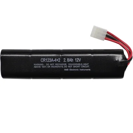 CR123A — Перезаряжаемая литиевая аккумулятор batteries для дефибрилляции дефибриллятора cr123a-4×2 2. 8Ah 12 В, M & B