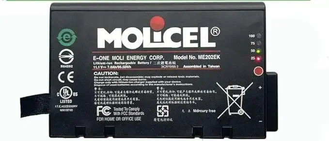 Philips Molicel ME202C — Аккумулятор монитора пациента для VS2 VS3 VS4 VS3 VM4 VM6 VM8