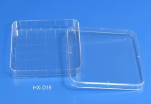 HX-D16 — 100x100mm Чашка Петри с решеткой