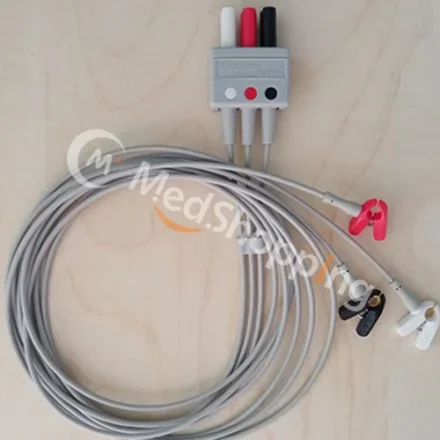 Mindray mec1000 — Монитор пациента 1200 imec8 imec10 12 ipm8 ipm12 ipm10 T5 T6 T8 EL6305A 3-проводные провода для новорожденных, тип зажима AHA с зажимом AHA 0010-30-42896 3-проводные провода ЭКГ с…