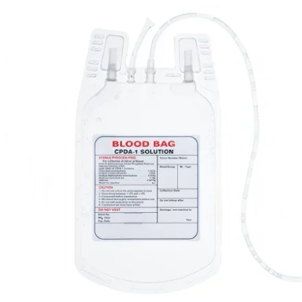 anticoagulant CPDA-1 — Одиночные пакеты для сбора крови с антикоагулянтными растворами USP, 450 мл мешок для сбора крови цитрат-фосфат-декстроза-аде-девять
