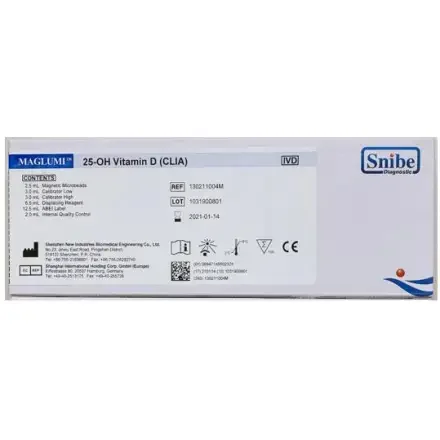 Snibe MAGLUMI 25-OH — Витамин D ИХЛА Тестовый набор 100 тестов 130211004M