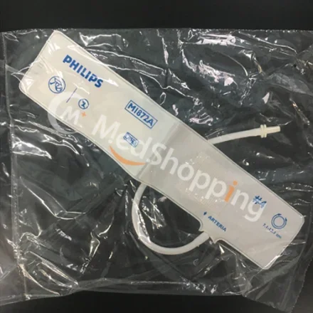 Philips connector M1872A — Манжета для новорожденных 7. 1-13. 1CM No 4, одноразовый разъем 989803167211 Виниловая манжета для одноразового использования, неонатальная, размер No 4 M1008B, M3000A, M3001A, M3002A,…
