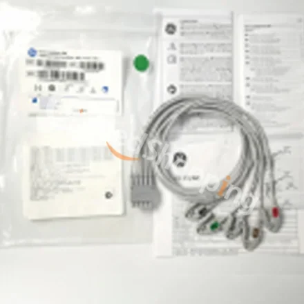 GE Healthcare 5-lead — Комплект отведений для ЭКГ, 5 отведений, сгруппированы, захват, AHA, 74cm/29in. 2106389-001, SOLAR8000/8000M S/5 AM/CAM B20/30/40/450/650/1800