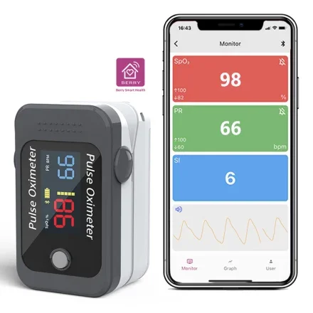 BM1000C — Finger Пульсоксиметр Bluetooth