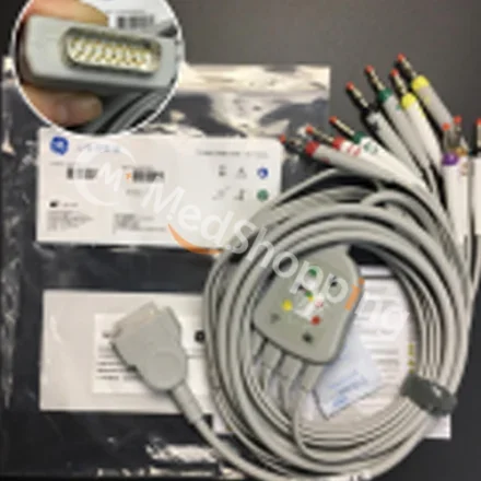 GE Healthcare guide 3. 2M/limb — Встроенные 12 отведений с 15 контактами Европейский стандарт IEC «банановая головка» 4. 0 Грудная направляющая 3, 2 м/направляющая для конечностей 3