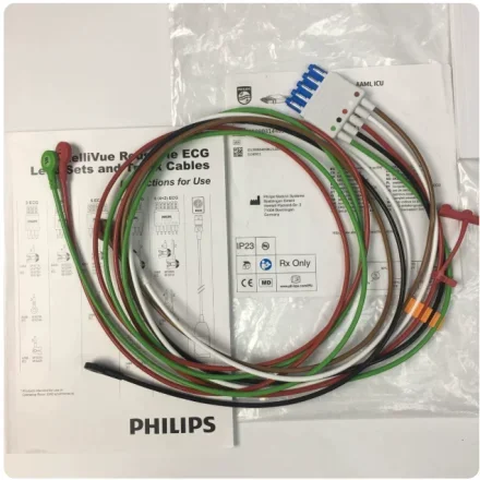 Philips M1644A — Кабель отведений ЭКГ, кабель отведений для мониторинга ЭКГ с 5 отведениями