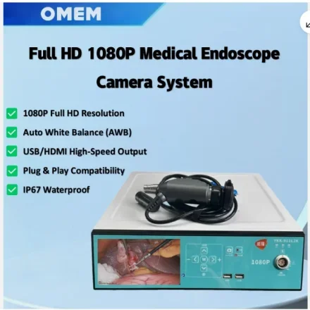 YKK-901L2K — 1080P Full HD Endoscope камера с автоматическим балансом белого, водонепроницаемая лапароскопическая камера IP67 для хирургии