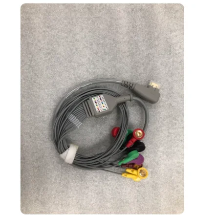 DMS300-4A — American Кабель монитора Холтера DMS, , 10 отведений, 7 отведений, два типа внешних отведений