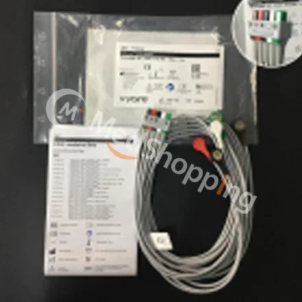 GE Healthcare 5-lead — Vyaire многоканальный провод ЭКГ. Сменный комплект, 5 выводов, Snap, AHA, 130cm/51in. 411200-002, SOLAR8000/8000M S/5 AM/CAM B20/30/40/450/650/1800