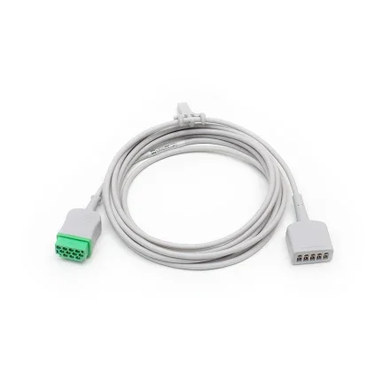 GE Healthcare E8905TB — Совершенно ECGCablesandLeadwires-ECGTrunkCable, 3/5-отведение, IEC, 3. 6m/12ft. (Номер свидетельства о регистрации продукта/номер свидетельства о регистрации: номер национального…