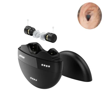 Wenatone Ear аппарат 4 программы CIC Мини-цифровые невидимые беспроводные слуховые аппараты перезаряжаемые