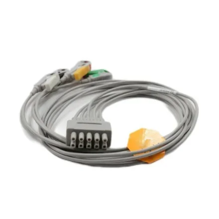 GE Healthcare B250/105 — Совместимый для AM/CAM ЭКГ-мониторов с разъемными зажимами для кабеля ЭКГ на 5 отведений