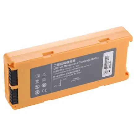 Mindray D1 — Для аккумулятор дефибриллятора LM34S001A 022-000124-00 115-026737-00 Li Mno2 12 В 4200 мА·ч 315g, 1 год