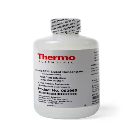 Thermo Fisher Scientific 63965 — Каждый 1 элюент Dionex AS22Concentrated; карбонат натрия/концентрат бикарбоната натрия (100X)